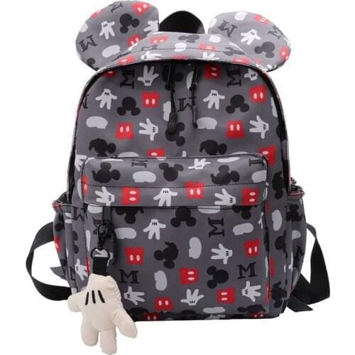 Disney Mickey mouse childrens school bag kindergarten girl princess student boy cartoon backpack