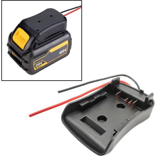 DIY Lithium Battery Adapter Connector Fit for 60V Max 54V Dock Power Connectors 12 AWG Black