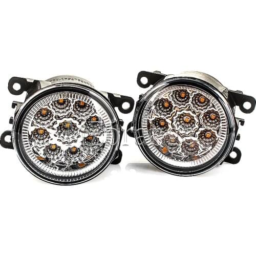 For Peugeot 207 307 407 607 3008 SW CC VAN Fog Lights 9W 450LM LED Fog Lights foglight headlights auto foglamp accessories