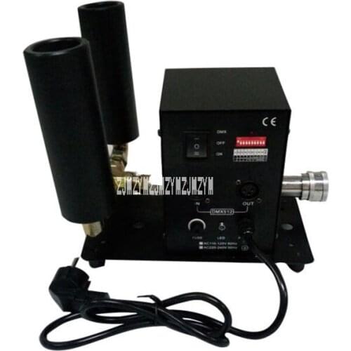 Double Head Carbon Dioxide Gas Plug Fog Smoke Machine Fogger Haze Machine Bar KTV Stage Lighting Equipment Smoking Machine