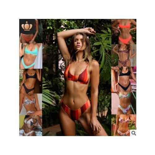 Europe and America 2020 new sexy and fashionable beach swimming bikini womens swimsuit