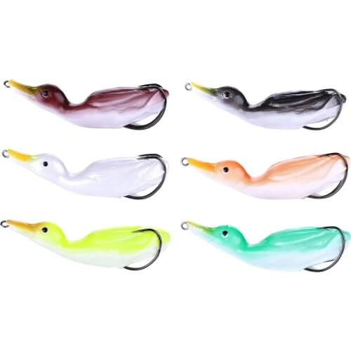 10.5cm Soft Fishing Topwater Lures Simulation Duck Floating Bait Wide Use