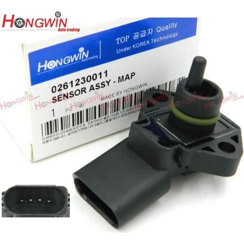Genuine No. 0261230011 MAP Sensor Air Pressure Sensor For Seat Arosa Cordoba Ibiza III Inca 1.0 1.4 1.6 Geely BL 1.5 02612 30011