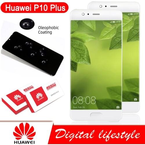Original 5.5'' Display with Frame Replacement for Huawei P10 Plus LCD Touch Screen Digitizer Assembly VKY-L09 VKY-L29 VKY-AL00