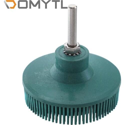 2/3 inch Electric Drill Brushs Polishing Disc Emery Rubber Deburring Polished Power Scrubber Non-scratches