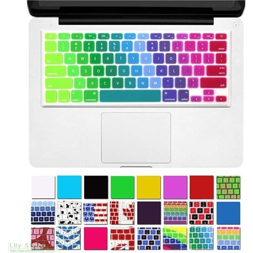 Silicone Keyboard Skin Cover For Apple Macbook Air / Old Generation Macbook Pro 13" 15" 17" With Or Without Retina English Us
