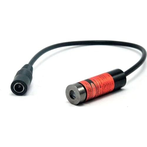 Dot/Line/Cross Focusable 100mw 650nm Violet Blue Laser Module w Adapter 1342