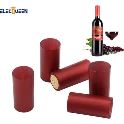 20pcs/lot Shrink Capsules Oriental Red Pvc Heat Shrink Caps For Wine Bottles Matte Metallic Finish Free Shipping