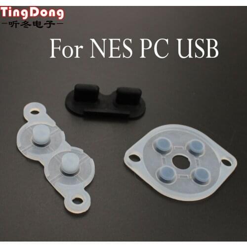 TingDong 3 in 1 Conductive Rubber Button D-Pad Pads Repair For Nintendo NES PC USB Controller