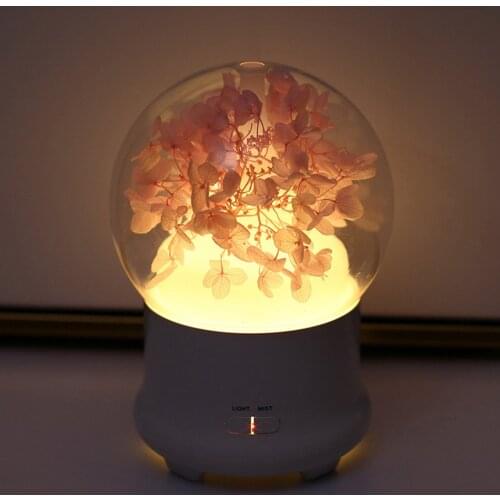 Aromatherapy essential oil diffuser air humidifier with colorful LED lights for household ultrasonic cold fog air purifier