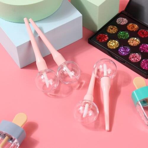 1 Pieces 11ml Pink Lollipop Empty Lip Gloss Tube Mini Refillable Bottles Lips Balm Bottle DIY Lipgloss Tube Lipstick Container