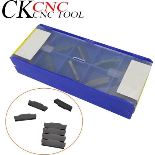 10pcs High quality CNC ZTFD0303-MG YBG302 CNC grooving blade cutting knife black double head blade