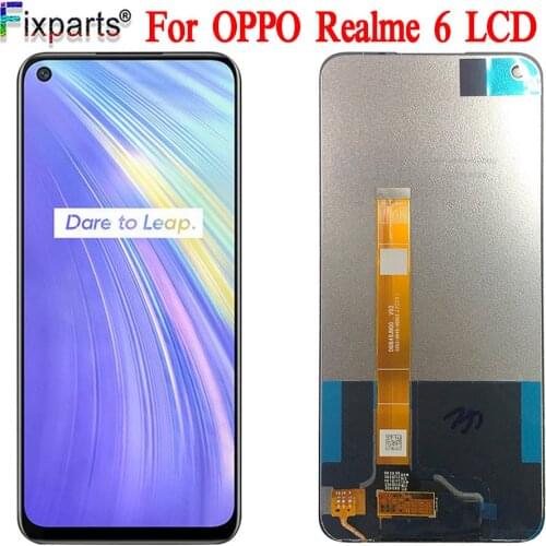 100% Tested For OPPO realme 6 RMX2001 LCD Display Touch Screen Digitizer Assembly Replacement For phone 6.5" Realme 6 LCD