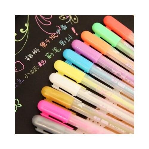 12pcs Colored highlighters Water chalk DIY graffiti 15.5cm length free shipping