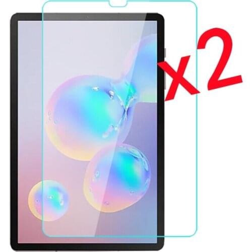 2Pcs Tablet Tempered Glass Screen Protector Cover for Samsung Galaxy Tab S6 T860 T865 Anti-Scratch Full Coverage Protective Film
