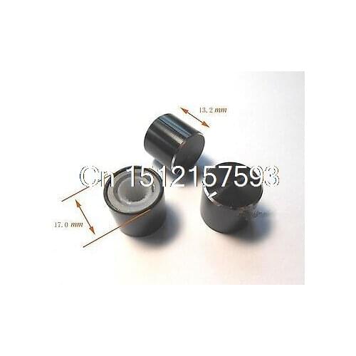 25pcs High Quality Aluminum Potentiometer Volume KNOBS D17.0mm H13.2mm Black