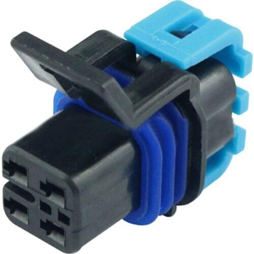 5/10sets 4pin Delphi GM LS2 O2 housing plugs sealed 4way female automotive electrical connector 12160482