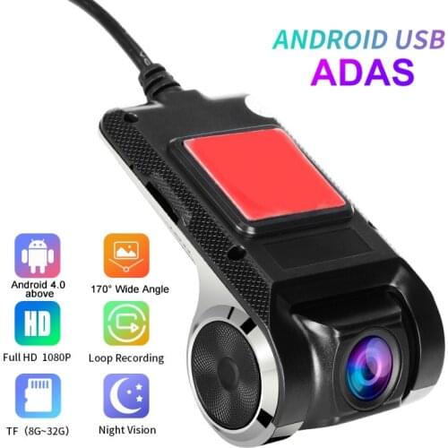 ADAS 1080P Dash Cam DVR Dash Camera Car DashCame USB Android DVR Car Recorder Dash Cam Night Version Recorder Car Electronic