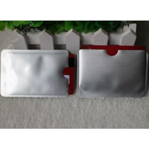 Free Shipping 1000 pcs Anti Theft RFID Blocking Card Sleeve To Prevent Unauthorized Scanning of your Card, OEM welcome