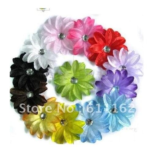 Lily flower hair Childrens hair adorn flower baby hair girls hair bows 360pcs ac38b
