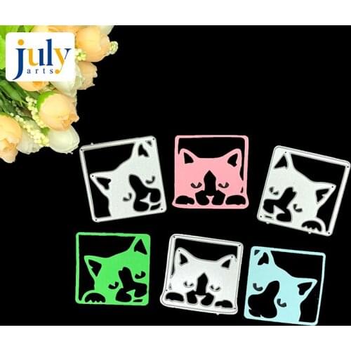 Julyarts 3PCS/SET Dog Animal Dies Cuts Scrapbooking Dies Metal Cutting Dies New Nouveau 2018