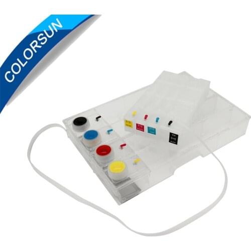 4 Color DIY Universal CISS Ink Tank Parts For HP972 973 974 975 Compatible For HP Inkjet Printer Continuous Ink Supply System
