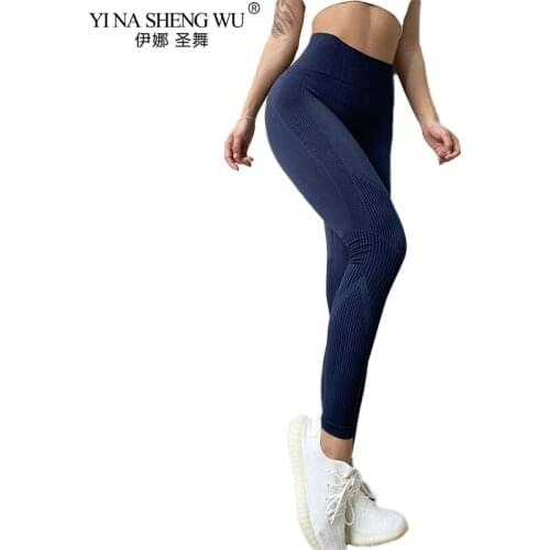 Fitness High Waist Legging Tummy Control Energy Gymwear Workout Run Activewear Quick drying Yoga Pant Hip Lifting Trainning Wear