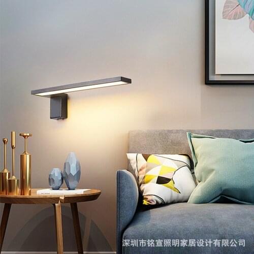 Loft aplique luz pared wood living room bedroom dining room bedroom lamp lampara pared