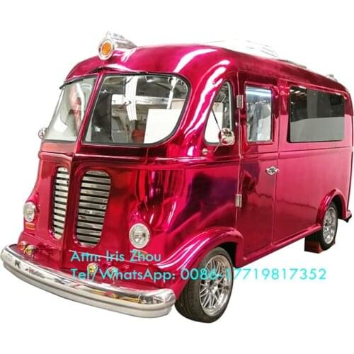 Mini food vintage ice cream hot dog car bus food truck mobile pizza coffee car fast food car
