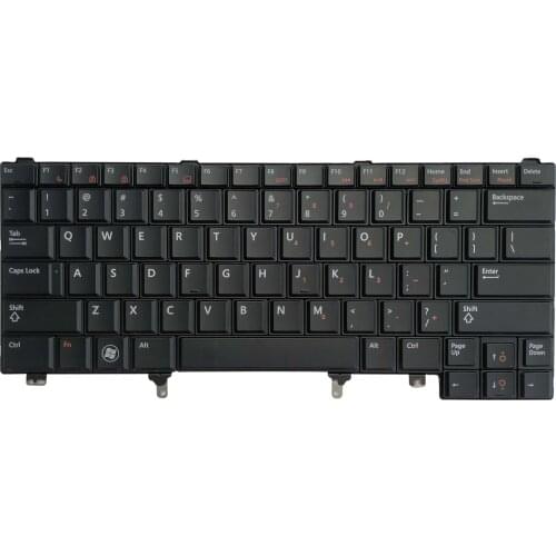 US Laptop Keyboard For Dell Latitude E6420 E6320 E6430 E5420 E5430 E6430s With pointing stick Keyboard