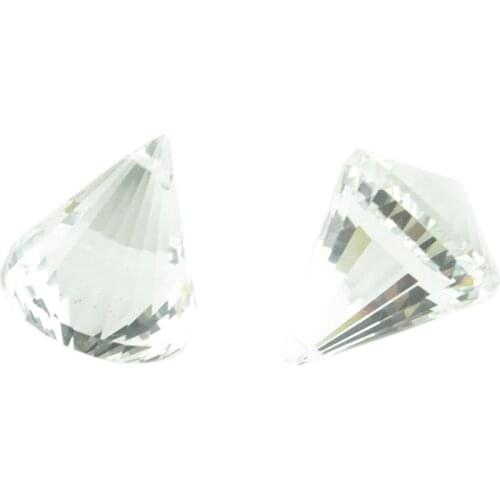 New 30pcs/Lot 30mm Clear Crystal Diamond Balls Parts Feng Shui Crystal Glass Prism Pendant Accessories For Chandelier Decor