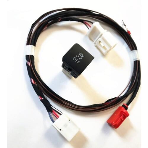 TUKE ESP OFF ASR Anti Skid Driving Mode Switch And Cable Wire Accessories For VW Jetta 5 MK6 Golf MK5 6 1K0927117 1KD 927 117