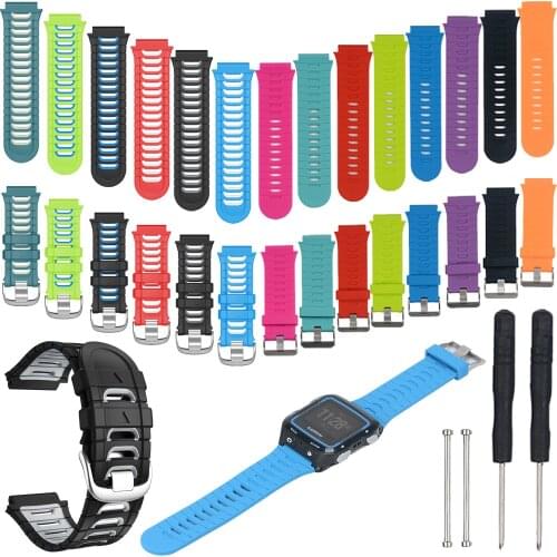 New soft Silicone Sports Strap Replacement Band Bracelet Quick Release Wristband for garmin 920XT Watch smart watch Accessories
