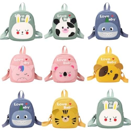 New Boy 3D Cartoon rabbit shark Animal Backpack Children Cute Toddler Kid Girl Nursery kindergarten School Bag Outing snack pack