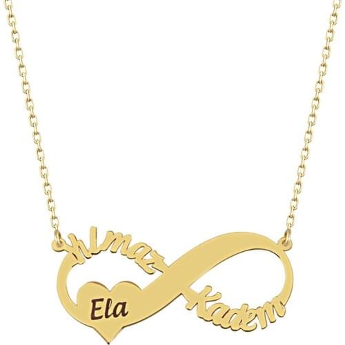 Silver Infinity Is Necklace DN111