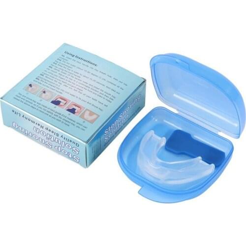 Gum Shield for Stop Teeth Grinding & Anti Snoring 2-in-1 Anti Health Care Sleep Snoring Devices Snore Stopper for Better Sleep