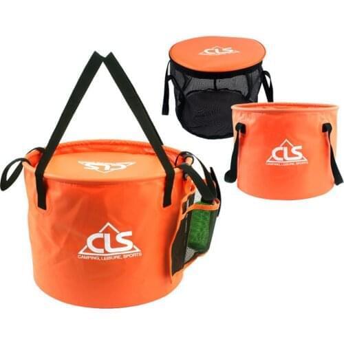 Collapsible Water Bucket Portable Camping Folding Washing Basin Outdoor Foldable Fishing Folding Bucket For Travel Hiking