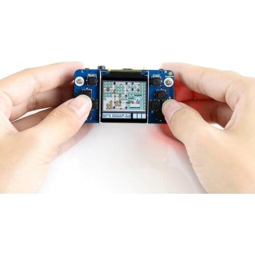 Tiny GamePi15 Designed for Raspberry Pi,1.54inch Screen,240×240 Resolution,Compatible with RPi Zero/Zero W/Zero WH/B+/2B/3B/3B