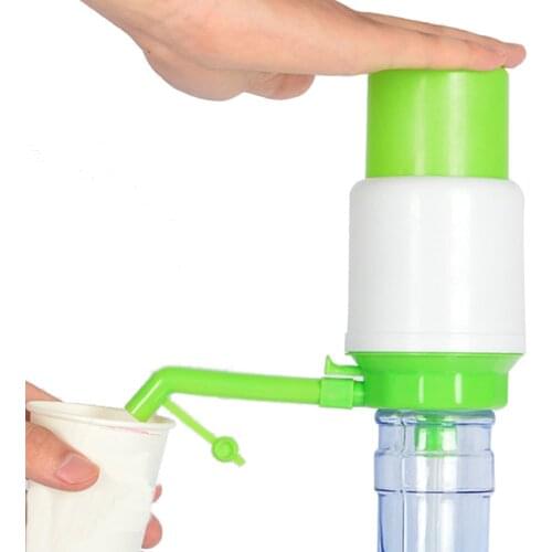 Water Hand Press Pump For Water Dispenser Home Office Bottled Drinking Fit 1PC