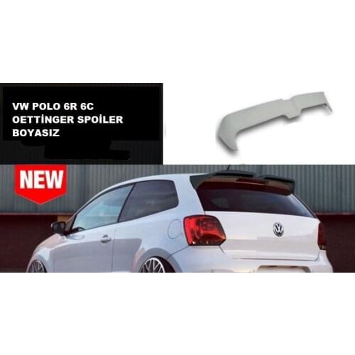 VW Polo 6R/6C 4 Door Oettinger Spoiler Apron Polo 2009 - 2016 ABS Plastic Spoiler Wing