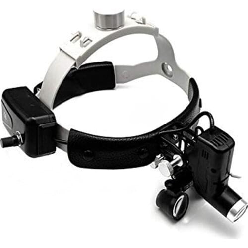 High Quality Wireless 5WLED Medical Headlamp Surgical Headlight Illuminator+2.5/3.5X Binocular Magnifier Dental Loupes