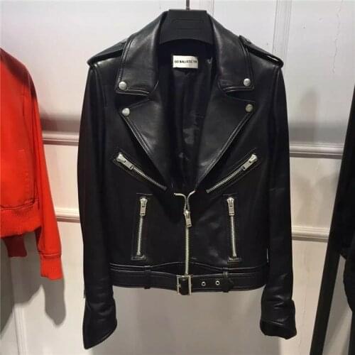 Genuine jacket high lady quality women real sheep leather blazer plus size 6XL