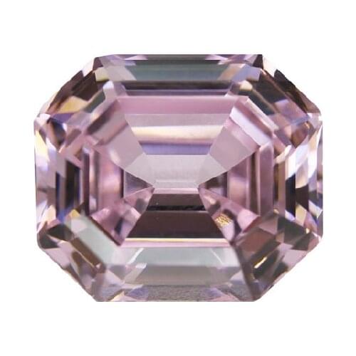 13X15mm New rectangle arrival brillient stone light pink american material for ring brecelet gem-set jewelry