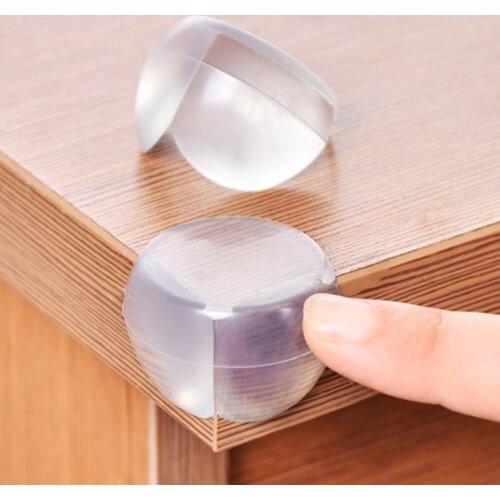 4Pcs Child Baby Safety Silicone Protector Corner Protection Cover Children Anticollision Edge Corner Guards Furniture +B A2-9