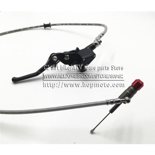 900mm Hydraulic clutch lever master cylinder for dirt pit bike Monkey bike 50cc-125cc Horizontal Engine FREE SHIPPING