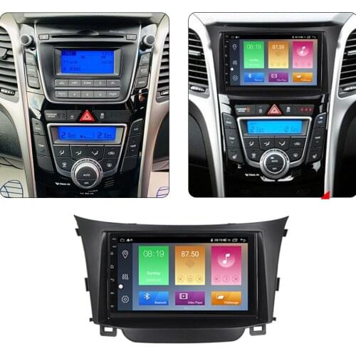 Full Touch 2Din Car Multimedia Radio Android 10 Autoradio Stereo Player Bluetooth GPS Navigation For Hyundai I30 2012 Head Unit