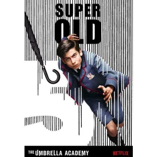 B043 The Umbrella Academy New TV Series Silk Cloth Poster Art Bedroom Decoration