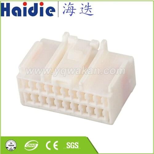 Free shipping 2sets auto 20pin cable housing plug wiring harness female unsealed connector 6098-1626