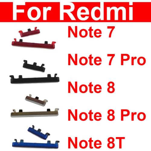 External Clip Of Power Volume Side Key Button For Xiaomi Redmi Red Rice Note 7 Note7 Pro Switch On/off & Power Keypad Flex Cable