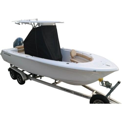 Boat T-Top Center Console Canvas Cover Cyclone Dope Dyed Polyester Fabric MA 083